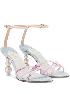 Sophia Webster x LoveShackFancy
Women's Pixie Ankle Strap Mid Heel Sandals 37